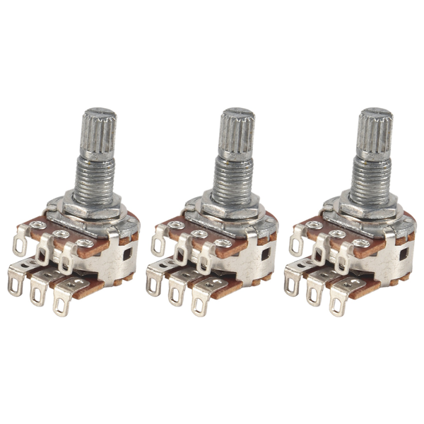 3 Pcs Guitar Volume Tone Control Pots Potentiometer Switch MN25K