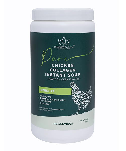 Collagen Bone Broth Roasted Chicken instant soup 400g