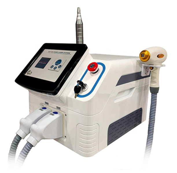 808nm Diode Laser Hair Removal &amp; ND Yag Pico Laser Tatoo Rmoval Machine