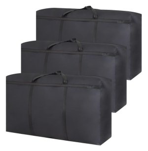 3 Pk z 180L Lg Bags-Black