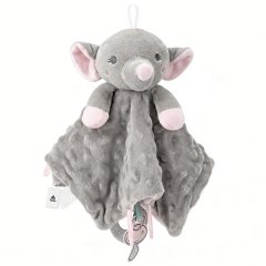 Topika Baby Security Blanket Stuffed Animals Elephant and Rabbit Shapes