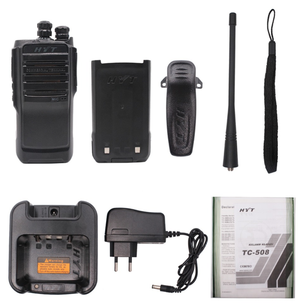 Hytera TC508 Analogue Two-Way Radio - License Free Walkie Talkie