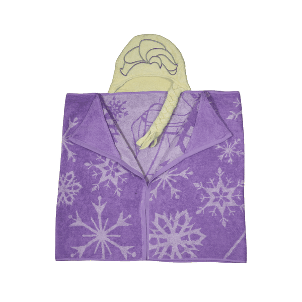 Premium 600gsm Elsa Hoodie Bath &amp; Swimming Towel - Kids