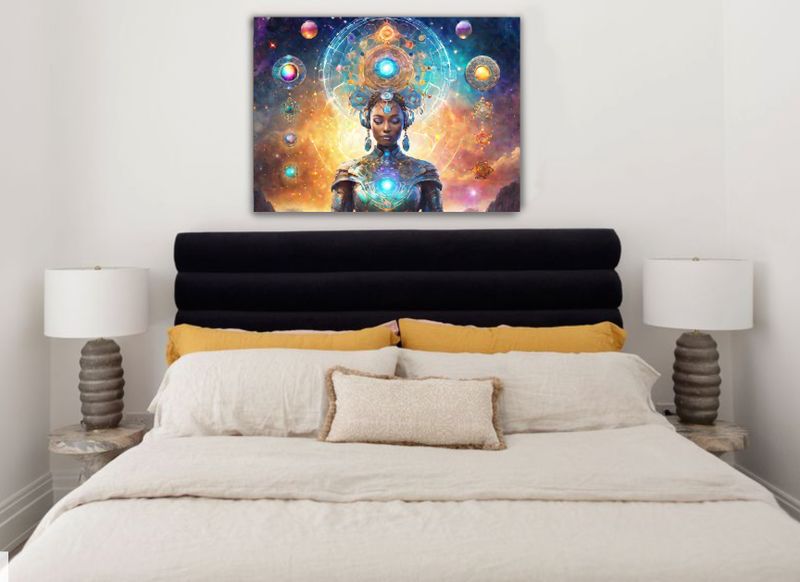 Canvas Wall Art - Esoteric Woman