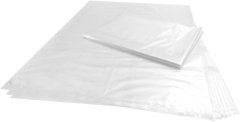 Clear Plastic Flat Open Poly Bags 45 x 60 (50 Micron Pack of 100)
