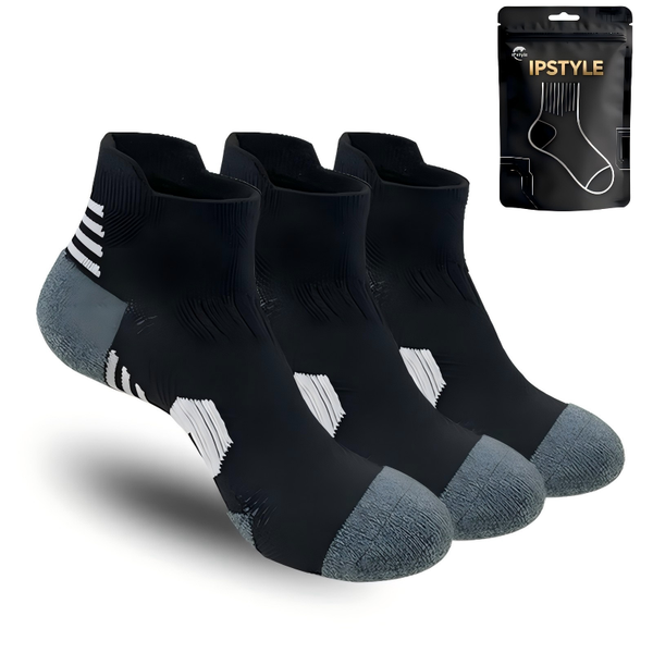 IPSTYLE Sports Socks Professional Running Fitness Climbing Short Sock 3Pair