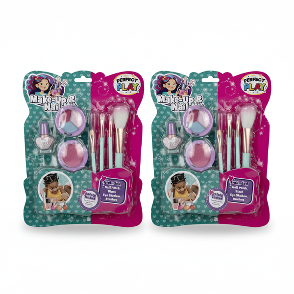Perfect Play Kids Makeup Set - Non-Toxic Pretend Play Multi Pack - 2 Pack