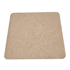 10 Pcs Blank MDF Squares For Crafts