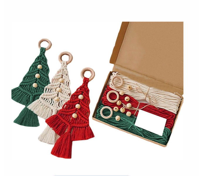 DIY Material Kit Christmas Hanging Handmade Knitting Home Decoration