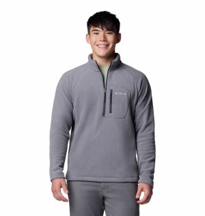 Columbia Men's Fast Trek III Half Zip Fleece City Grey Shark