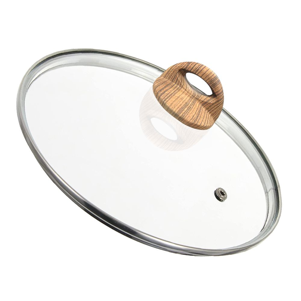 Tempered Glass Lid With Heat-Resistant Handle, Lid For Frying Pan, Pots- Zh