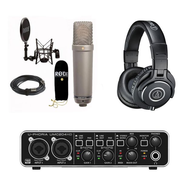 Behringer , Rode &amp; Audio Technica Studio Bundle 3