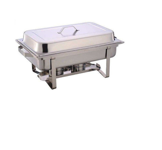 Stainless Steel Single Tray Chafing Dish - Food Warmer-11l