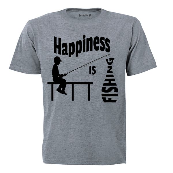 Happiness is Fishing - Kids T-Shirt