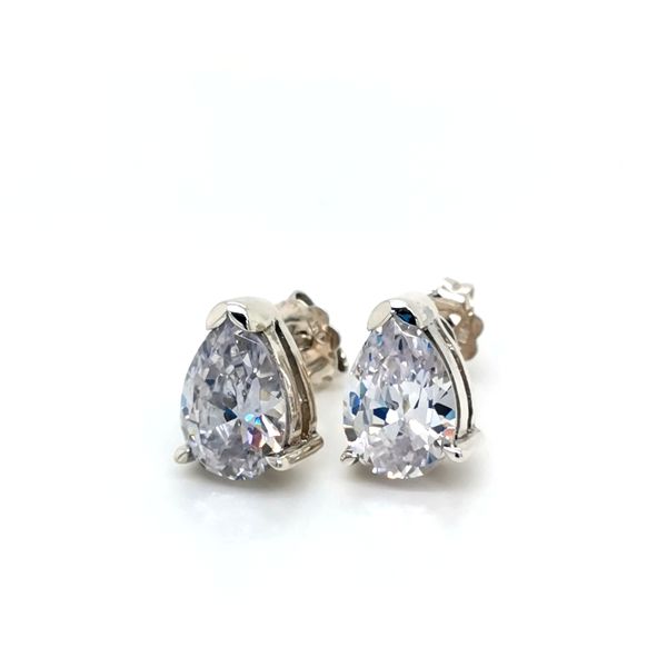 Pear Cut Stud Earrings