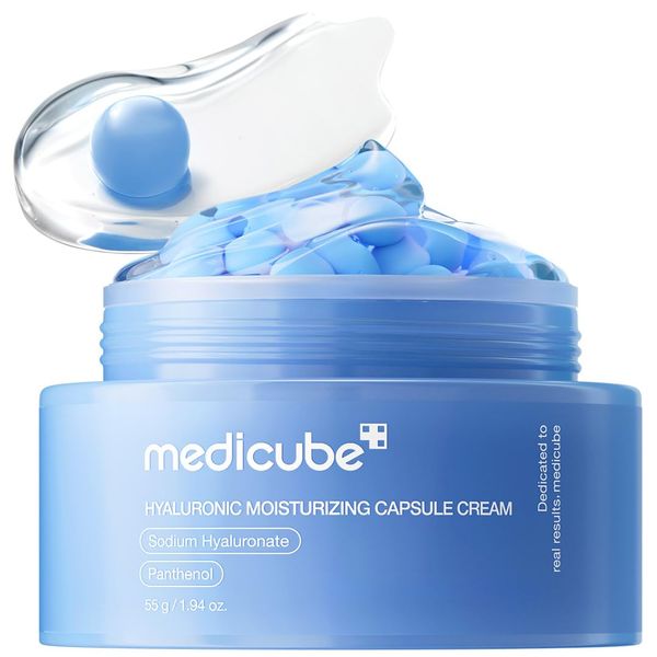 Medicube Hyaluronic Acid Capsule Cream for Smooth, Plump &amp; Nourished Skin