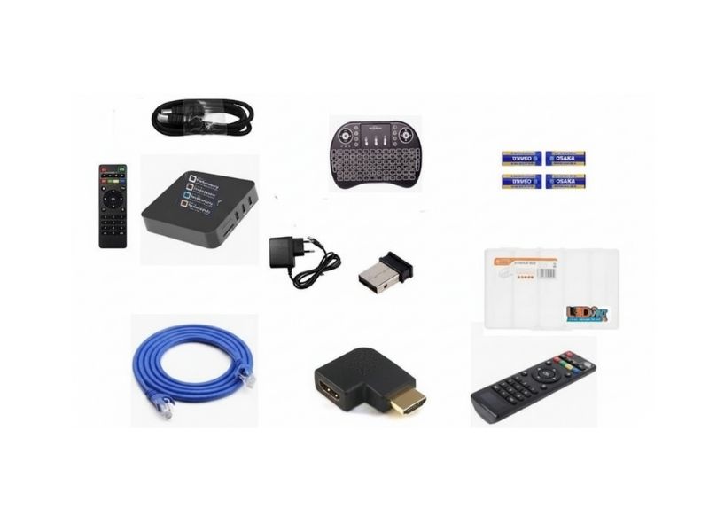 MXQ PRO TV Box Bundle - All-in-One Entertainment - with 20m ethernet cable
