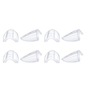 Eyeglass Side Shields - Universal Clear Protective Shields (4 Pairs)