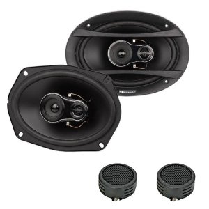 Nakamichi NSE6918 6×9" 260 Watts 3-Way Coaxial Speakers &amp; Evo Tweeters