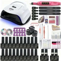 Nail Polish Set, Nail Art Tool Kit, 24 Colors Manicure Kit Combination