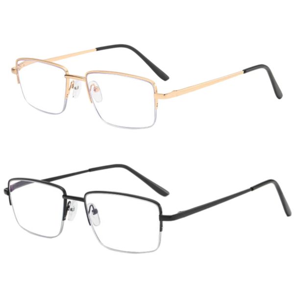 2 Pack Reading Glasses Blue Light UV Blocking - Bifocal Reading Glasses