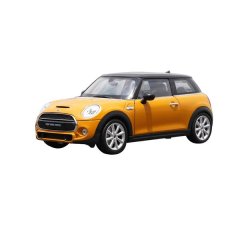 Welly-1/24 New Mini Hatch 16cm-Yellow
