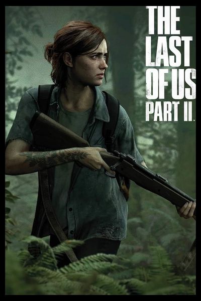 The Last of Us (Part 2 - Ellie) Poster with Black Frame - 66cm x 96.5cm