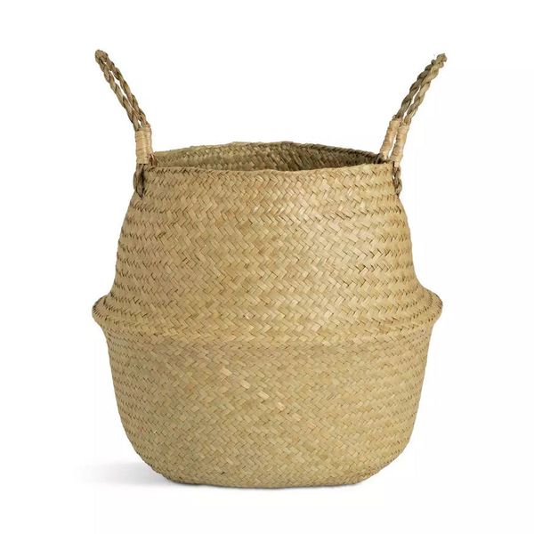 Seagrass Woven Belly Basket