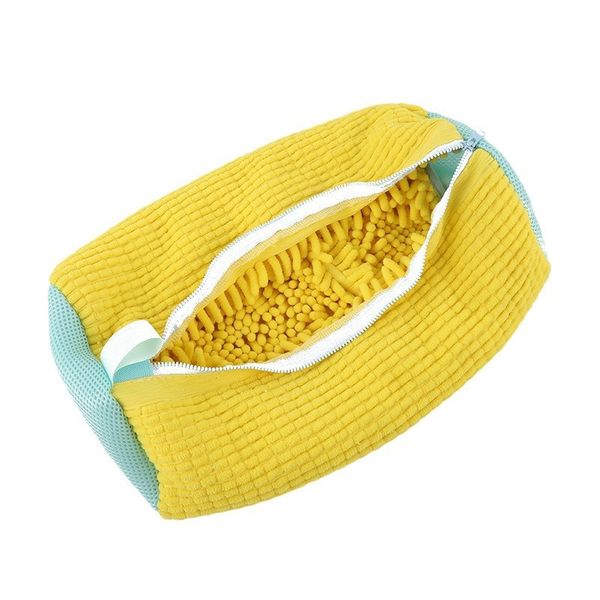 Fluffy Shoe Washing Bag Self Cleaning Microfibre Shoe Wash Bag - 2 Pack