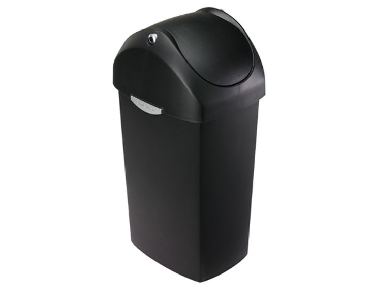 SimpleHuman - 60 Litre Swing Bin Plastic - Black