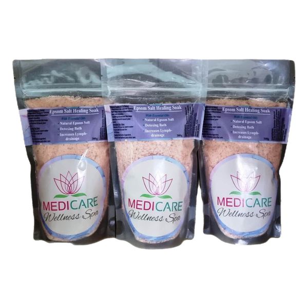 Epsom Salt Healing Soak- Medicare Wellness Spa -3 x 300g Pack