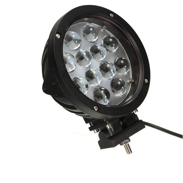 4x4 LED Spot Lights For Offroad Cars 12v 24v 60w 7" Round Driving Lights