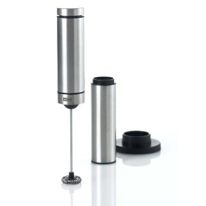 AdHoc Milk Frother: also for Sauces, Cocktails, Vinaigrettes: RAPIDO Silver