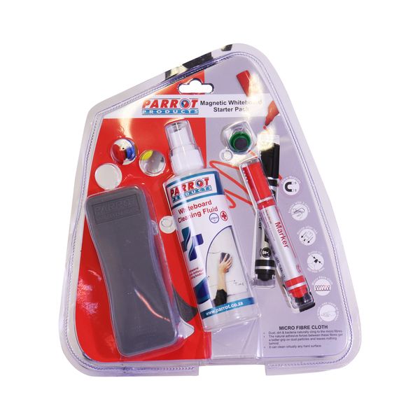 Parrot Products Magnetic Whiteboard Cleaning Starter Pack