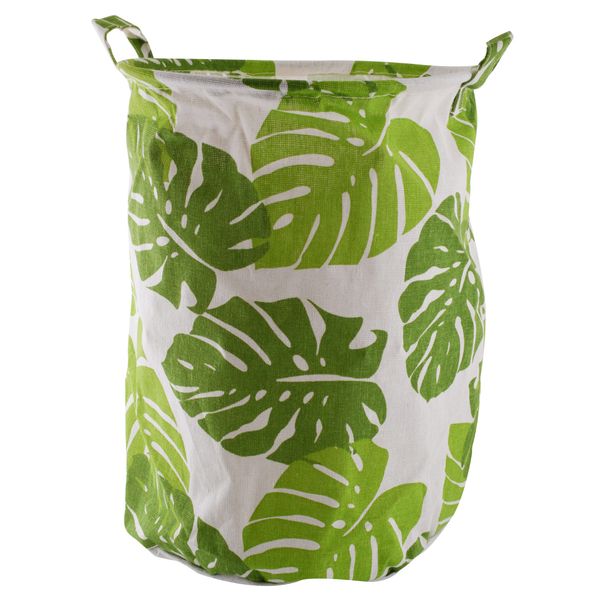 Palm Leaves Collapsible Storage Basket