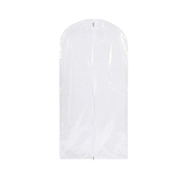 60x100cm Garment Bag Dust Cover with Transparent Window &amp; Easy Zipper