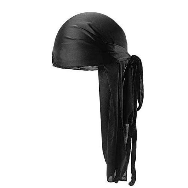 Black Spandex Durag (2 Pack)