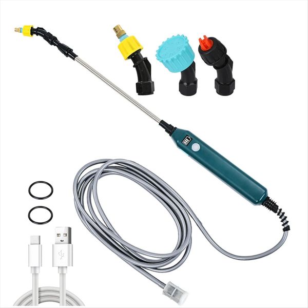 Battery Powered Spray Wand Electric Sprayer With Power Display