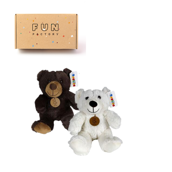 Ultra Soft Plush Bear Fluffy Hair 26cm X2