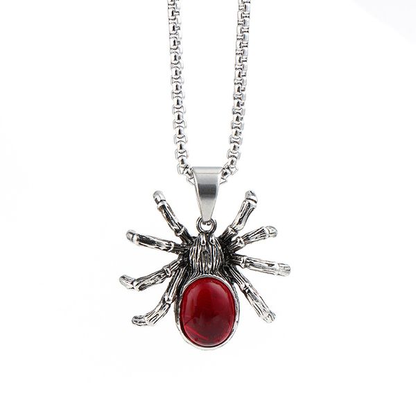 Retro Spider Shape Personality Pendant Necklace