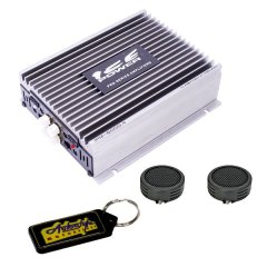 Ice Power Mini Compact 6000w 4 Channel Amplifier &amp; Evo Tweeters &amp; Keyring