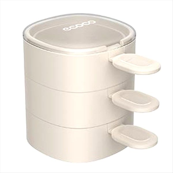 Ecoco New Creatives Multi-Layer Ice Cream Mold Popsicle Mold White