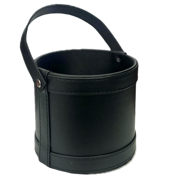 Leather Round Box