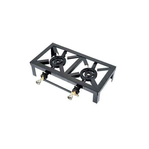 Totai - 2 Pot Gas Boiling Table - Flat Angle Iron