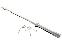 AFRI101 Man's Olympic Barbell (28mm x 2.2m / 20kg / 1500lb Capacity)