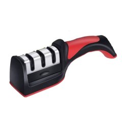 Stainless Steel Professional Knife Sharpener - Black