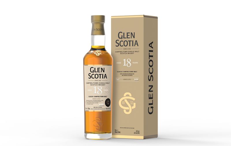 Glen Scotia 18YO single malt - 750ml