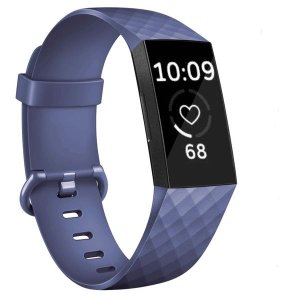 Linxure Fitbit Charge 3 Silicone Strap Large