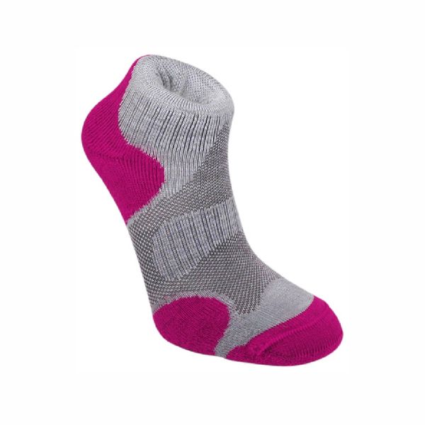 Bridgedale X-Hale Multisport Womes Sock - Grey/ Raspberry