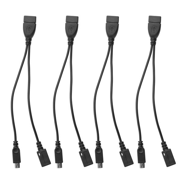 4Pack Mini OTG Cable Adapter,2-In-1 Powered for Streaming Sticks Etc